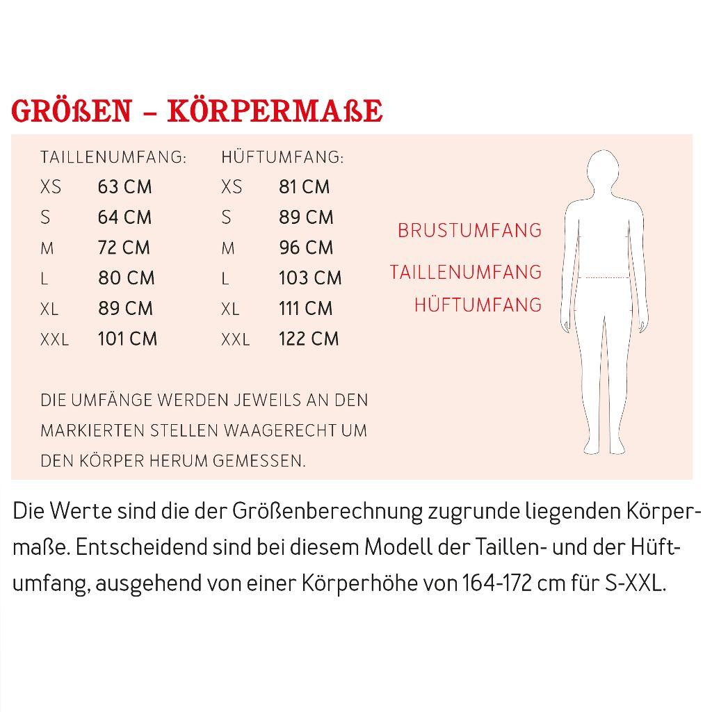 Papierschnittmuster schlichte Hose Frau Elena XS-XXL